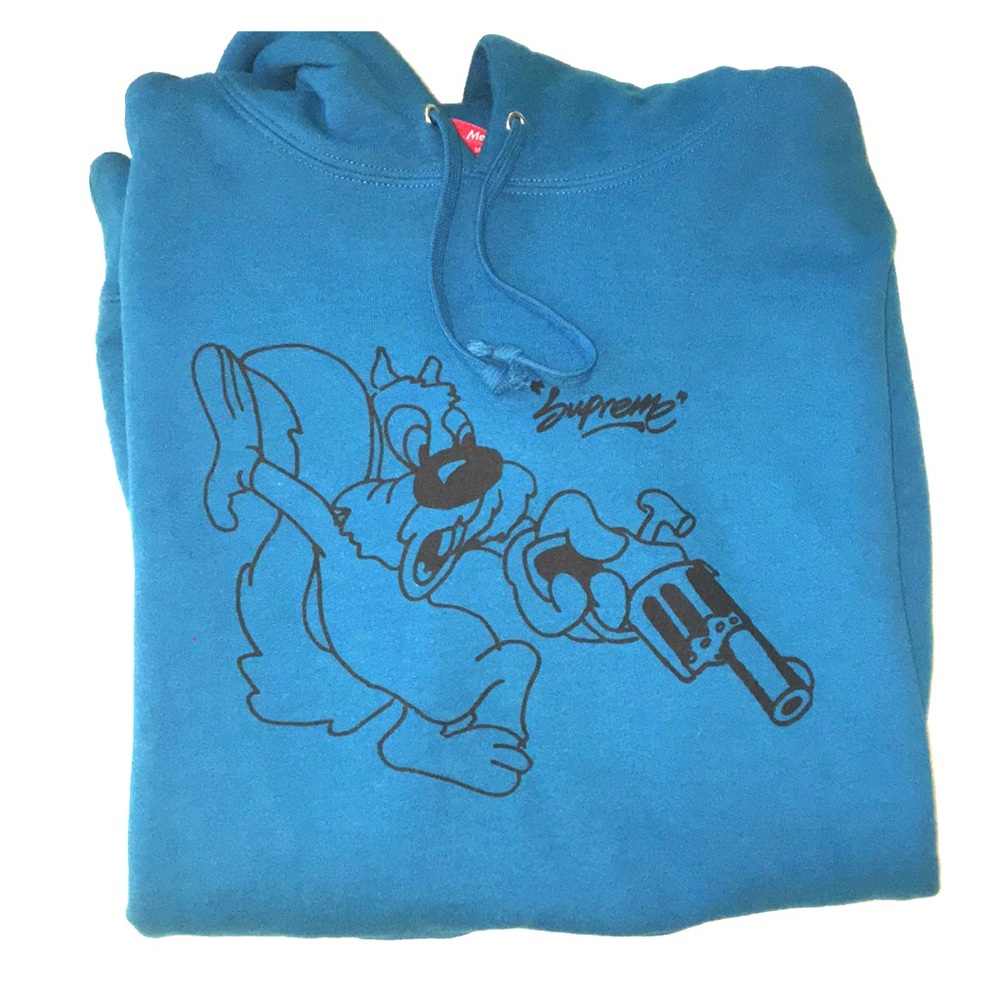 Supreme Lee hooded sweatshirt Dark Aqua